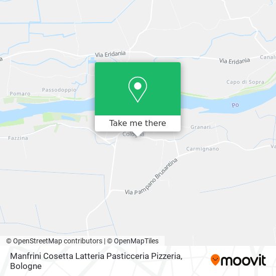 Manfrini Cosetta Latteria Pasticceria Pizzeria map