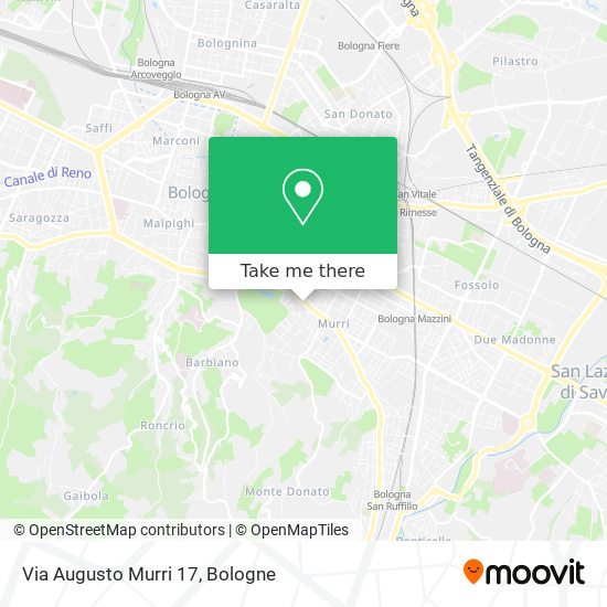 Via Augusto Murri 17 map