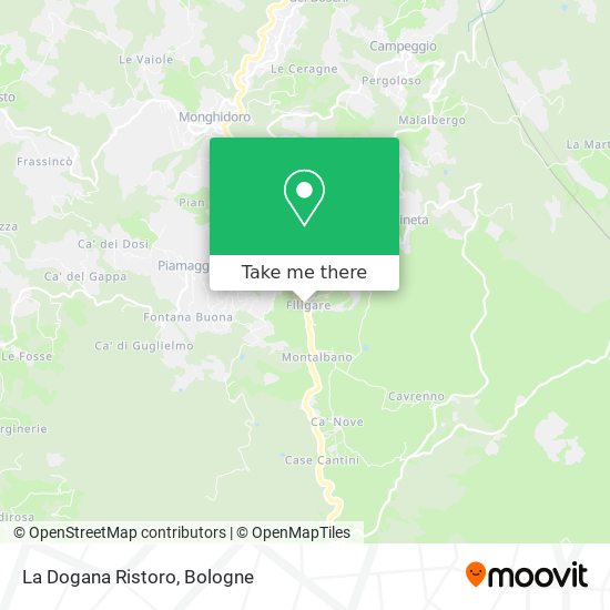 La Dogana Ristoro map