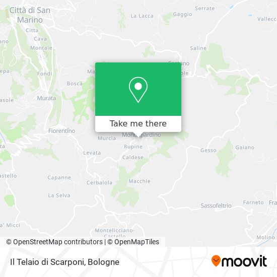 Il Telaio di Scarponi map