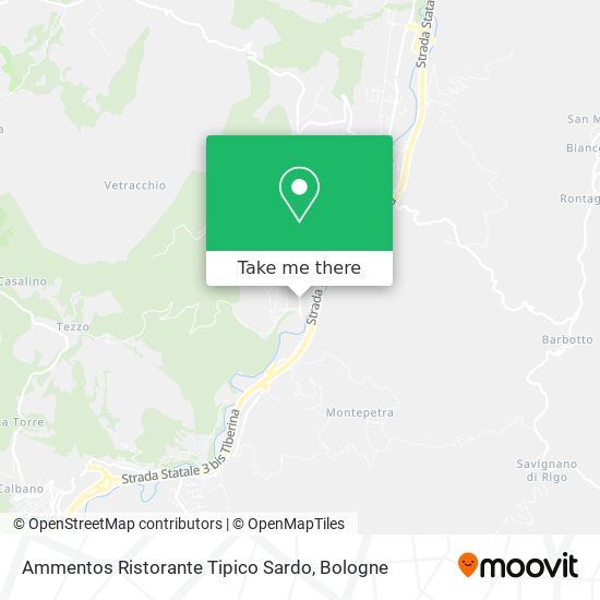 Ammentos Ristorante Tipico Sardo map