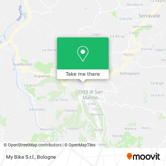 My Bike S.r.l. map