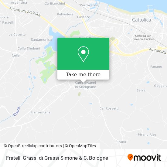 Fratelli Grassi di Grassi Simone & C map