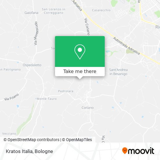 Kratos Italia map