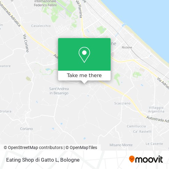 Eating Shop di Gatto L map