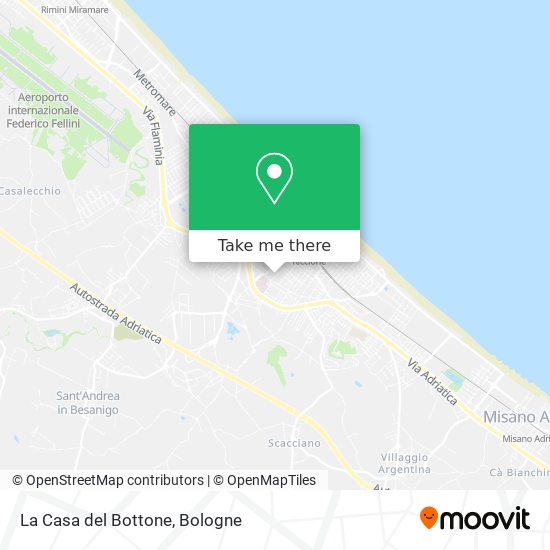 La Casa del Bottone map