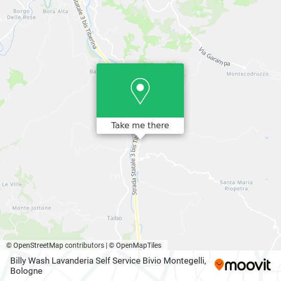 Billy Wash Lavanderia Self Service Bivio Montegelli map