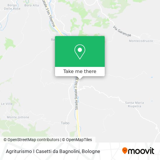 Agriturismo I Casetti da Bagnolini map