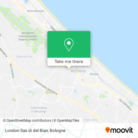London Sas di del Bian map