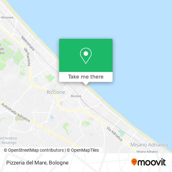 Pizzeria del Mare map