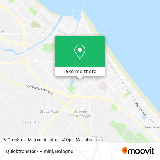 Quicktransfer - Rimini map