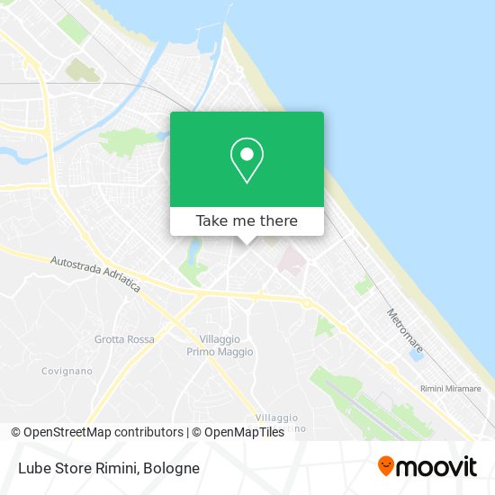 Lube Store Rimini map