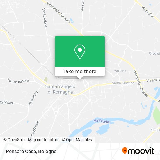 Pensare Casa map