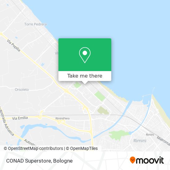 CONAD Superstore map