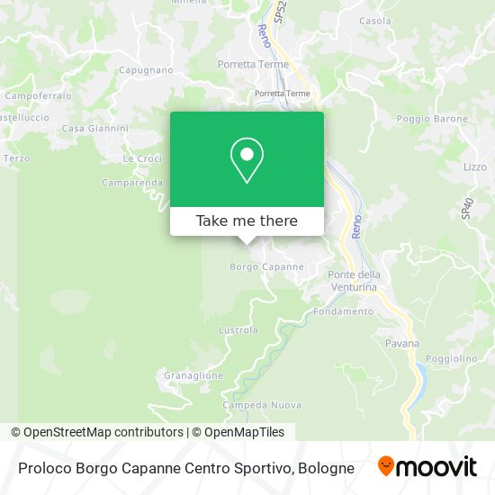 Proloco Borgo Capanne Centro Sportivo map