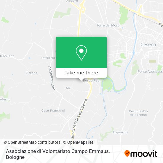 Associazione di Volontariato Campo Emmaus map