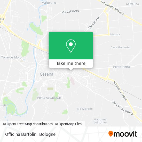 Officina Bartolini map