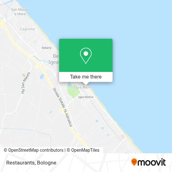 Restaurants map