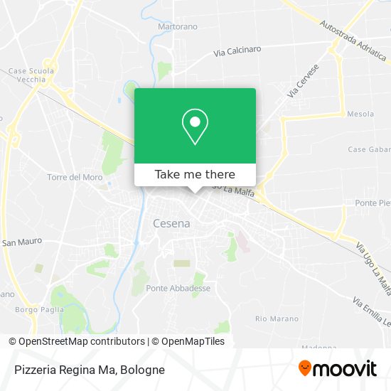 Pizzeria Regina Ma map