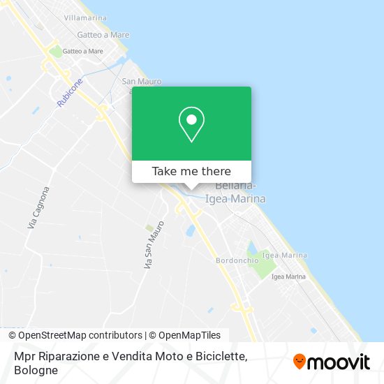 Mpr Riparazione e Vendita Moto e Biciclette map