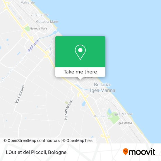 L'Outlet dei Piccoli map