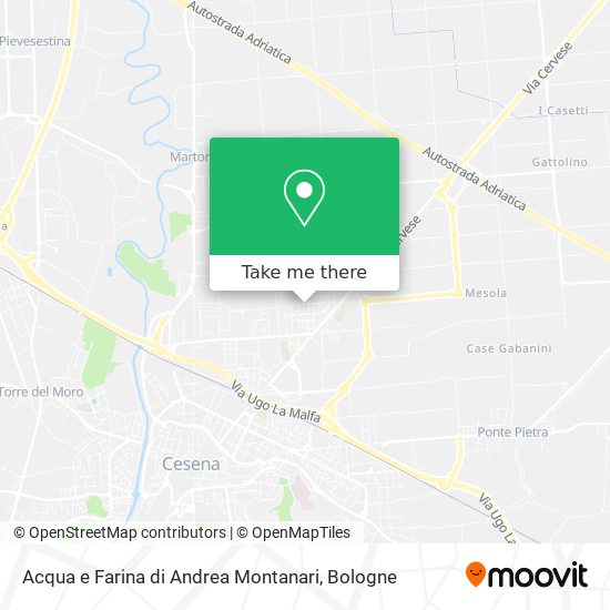 Acqua e Farina di Andrea Montanari map