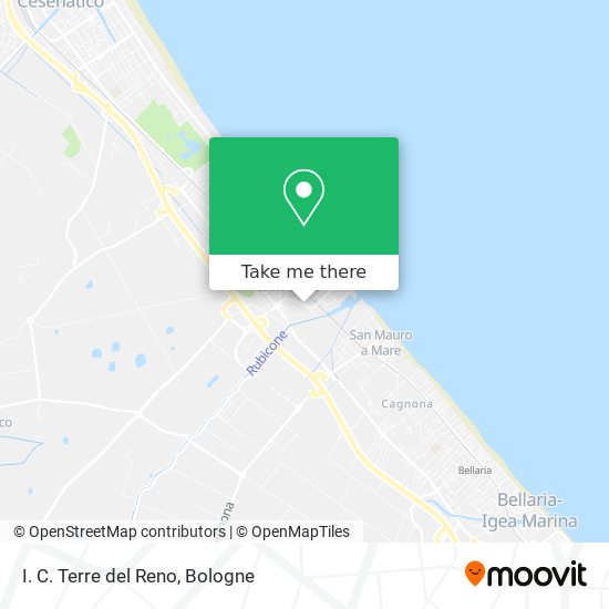 I. C. Terre del Reno map