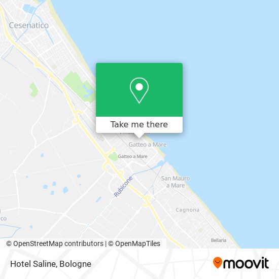 Hotel Saline map