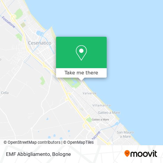 EMF Abbigliamento map