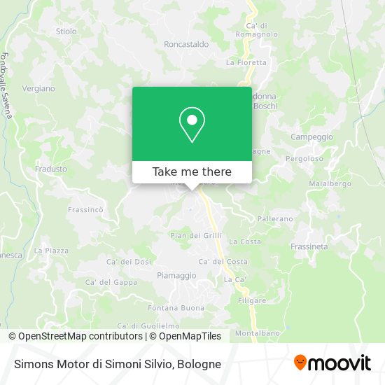 Simons Motor di Simoni Silvio map