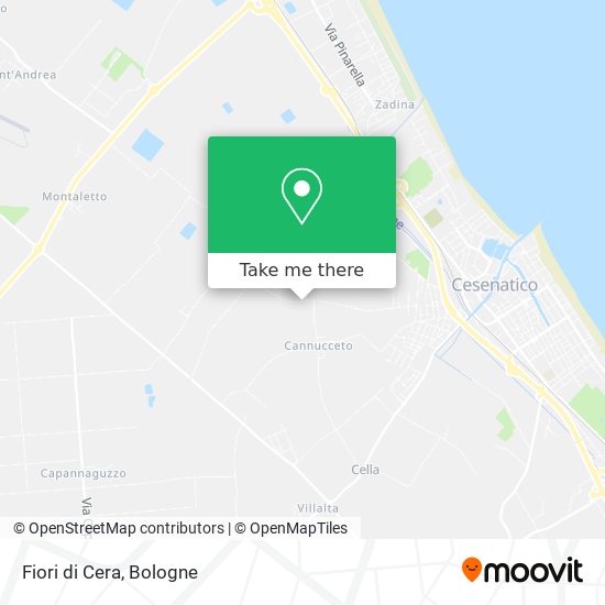 Fiori di Cera map