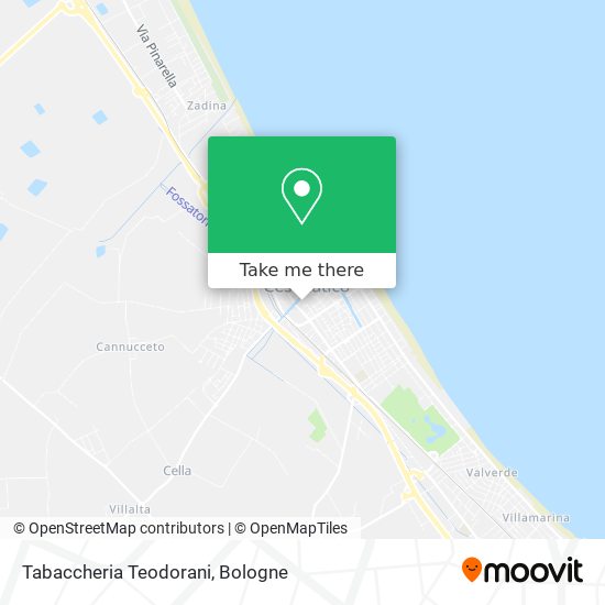 Tabaccheria Teodorani map
