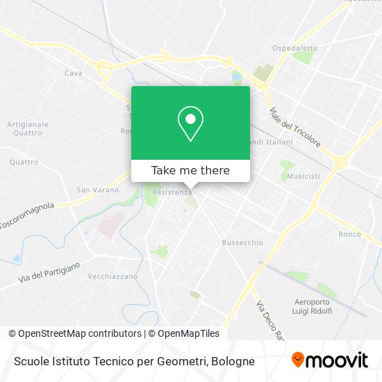 Scuole Istituto Tecnico per Geometri map