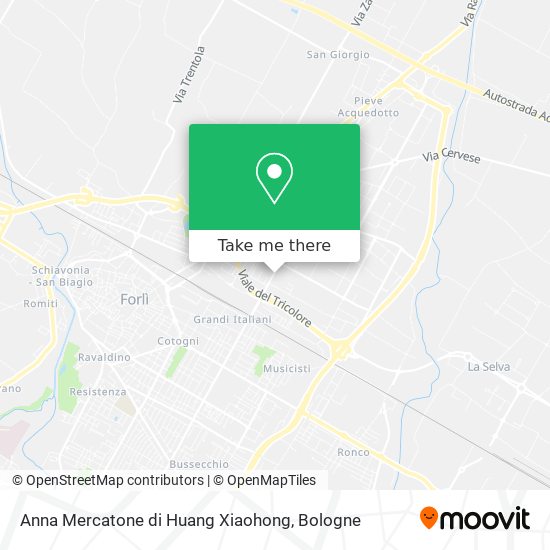 Anna Mercatone di Huang Xiaohong map