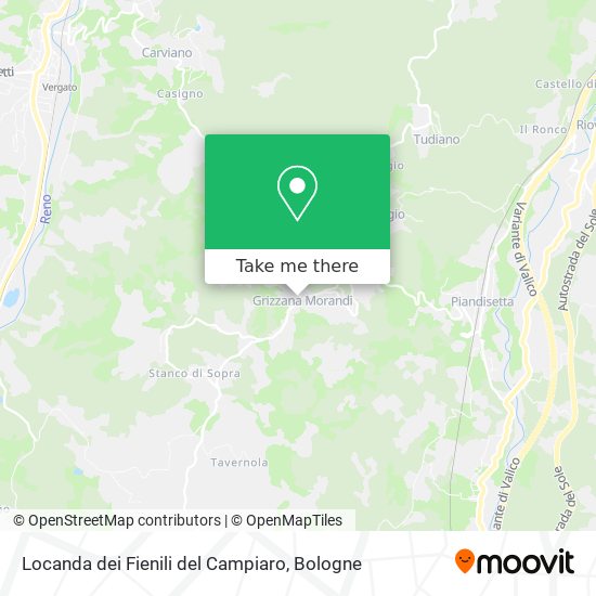 Locanda dei Fienili del Campiaro map