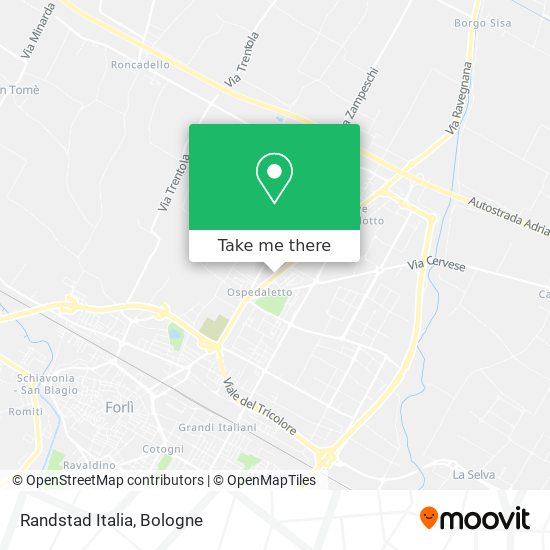 Randstad Italia map