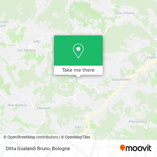 Ditta Gualandi Bruno map