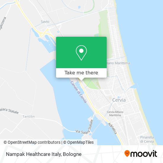 Nampak Healthcare Italy map