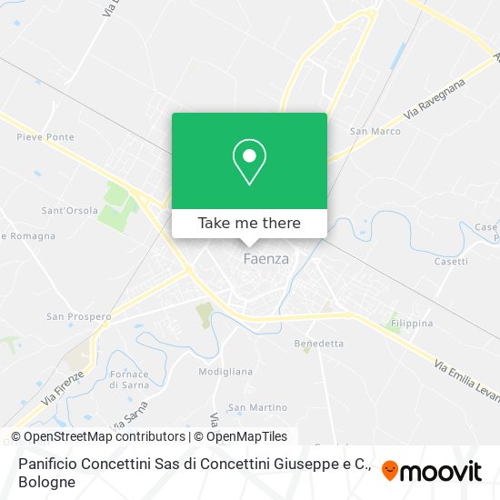 Panificio Concettini Sas di Concettini Giuseppe e C. map
