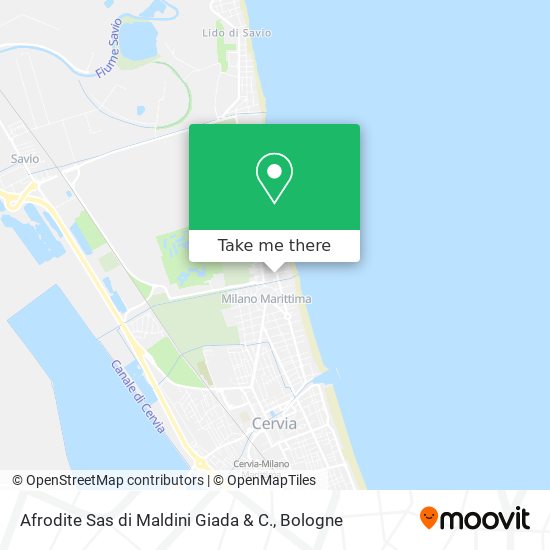 Afrodite Sas di Maldini Giada & C. map