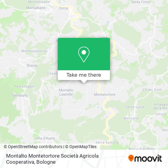 Montalto Montetortore Società Agricola Cooperativa map