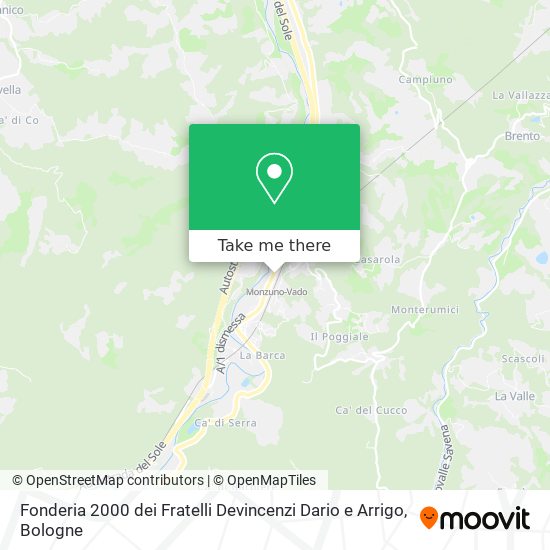Fonderia 2000 dei Fratelli Devincenzi Dario e Arrigo map