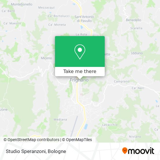 Studio Speranzoni map