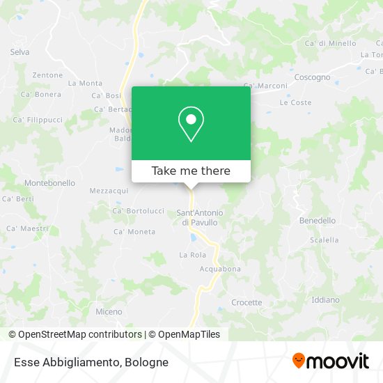 Esse Abbigliamento map