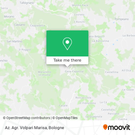 Az. Agr. Volpari Marisa map