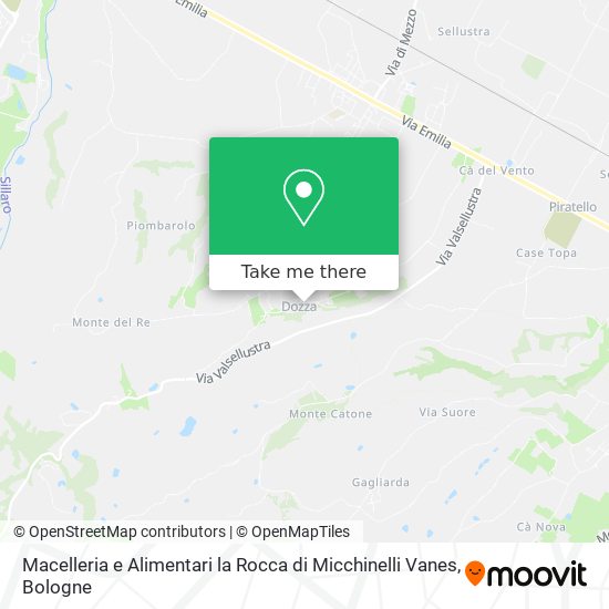 Macelleria e Alimentari la Rocca di Micchinelli Vanes map