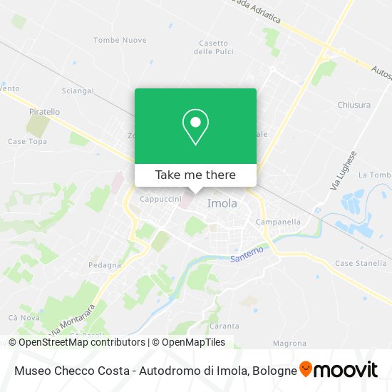 Museo Checco Costa - Autodromo di Imola map