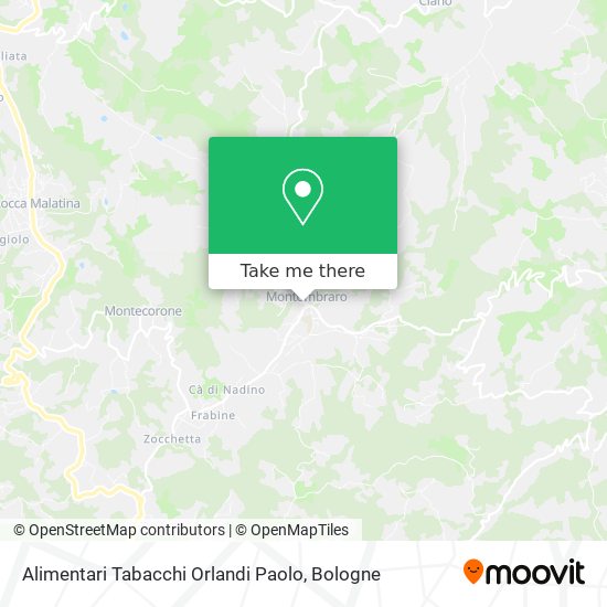 Alimentari Tabacchi Orlandi Paolo map