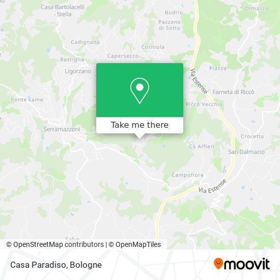 Casa Paradiso map