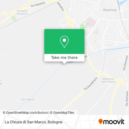 La Chiusa di San Marco map